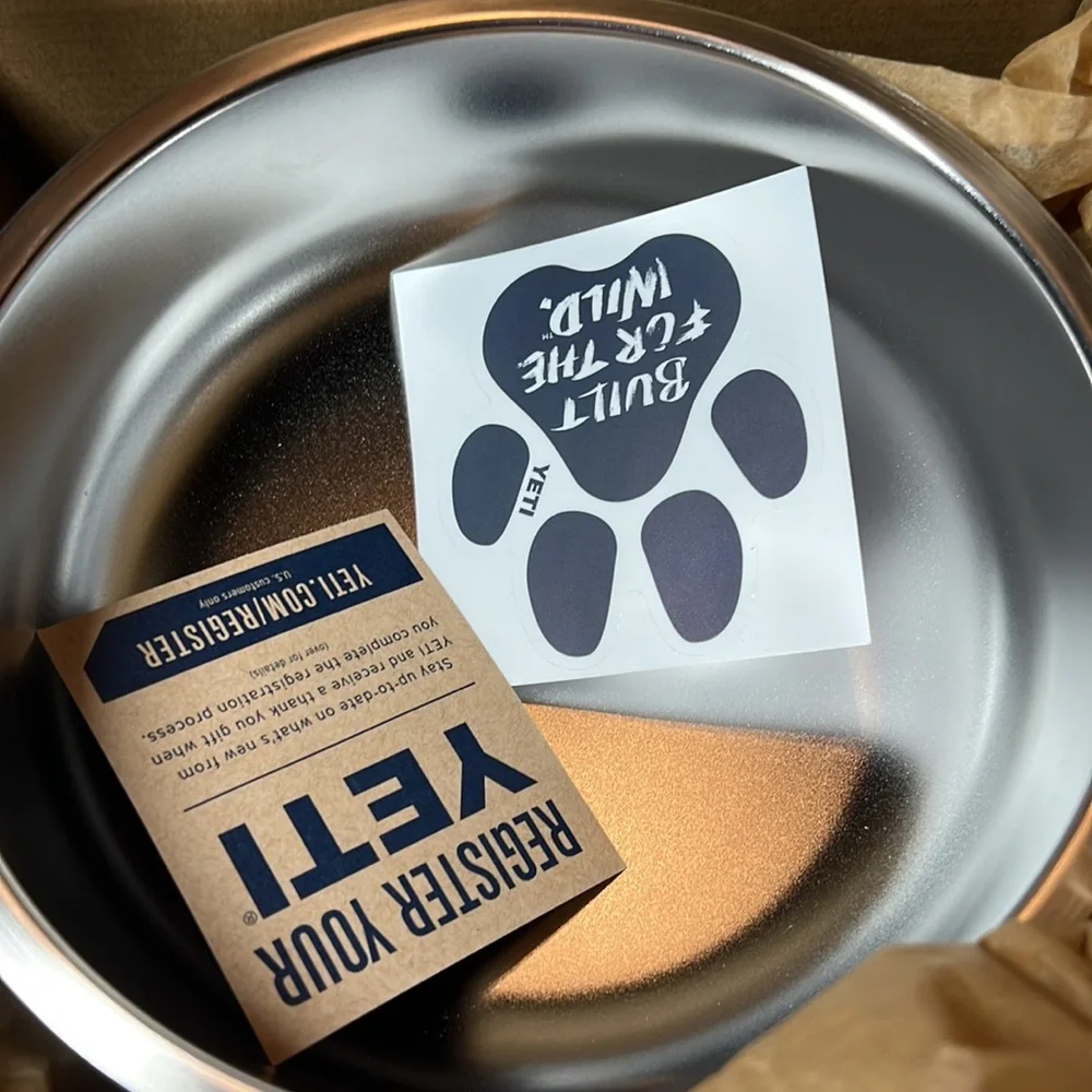 Yeti boomer dog bowl / black super chewer